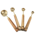 Copper Measuring Spoon Set – Rustic Charm for Your Kitchen
