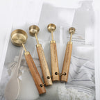 Copper Measuring Spoon Set – Rustic Charm for Your Kitchen