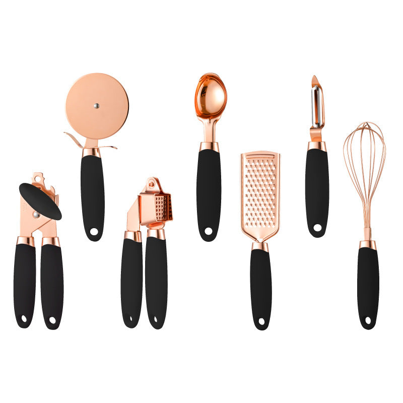 Elegant 7pcs Copper Kitchen Gadget Set – Shine Up Your Space