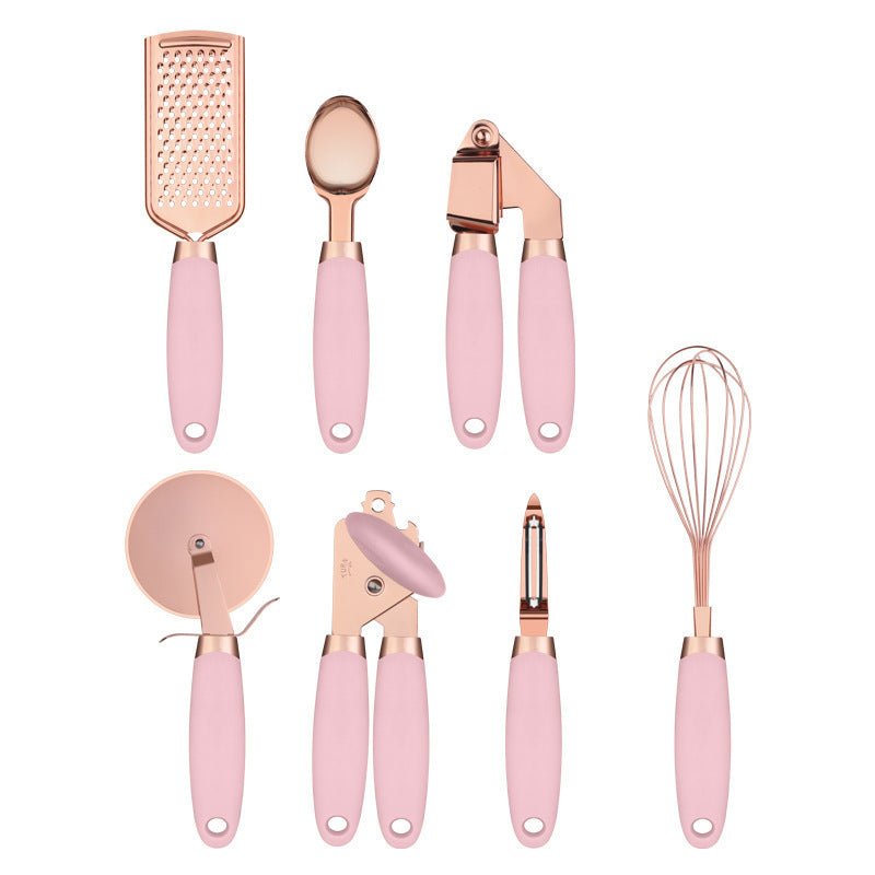 Elegant 7pcs Copper Kitchen Gadget Set – Shine Up Your Space