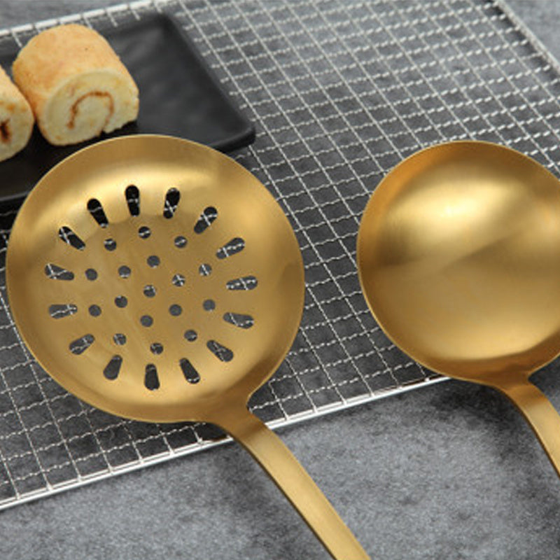 Complete 6-Piece Stainless Steel Tableware & Cooking Tools