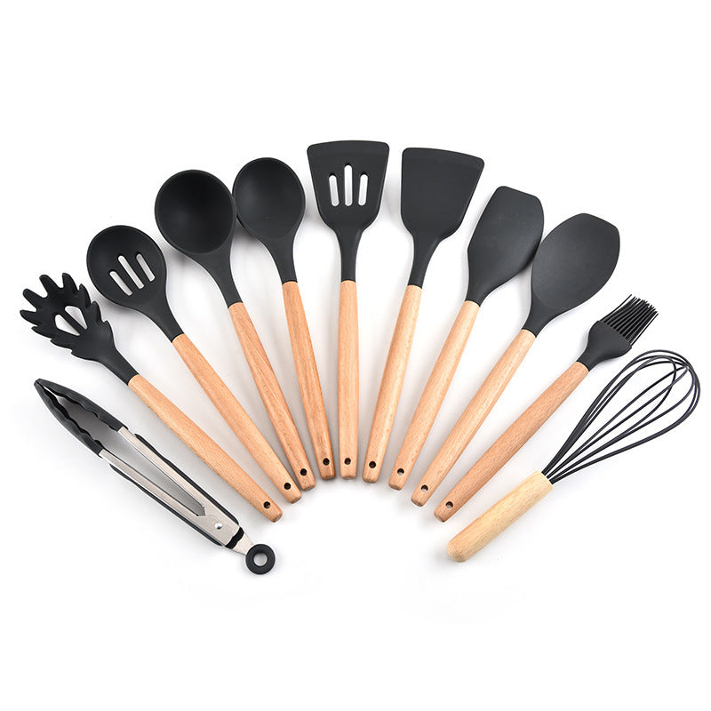 Durable 11Pcs Silicone Utensil Kit – Stylish, Safe, and Heat-Resistant