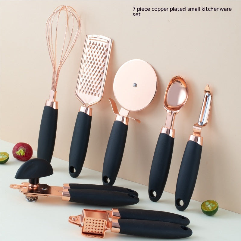 Elegant 7pcs Copper Kitchen Gadget Set – Shine Up Your Space