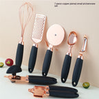 Elegant 7pcs Copper Kitchen Gadget Set – Shine Up Your Space