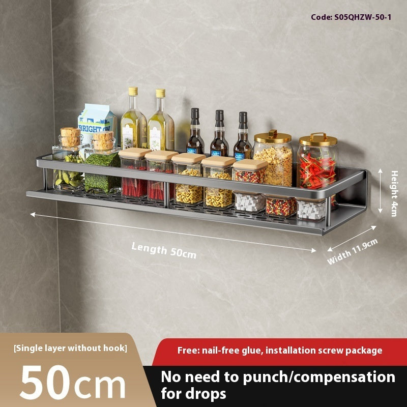All-in-One Kitchen Wall Organizer for Seasoning & Essentials