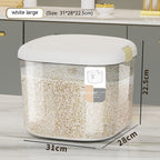 Airtight Rice Container – Large, Safe, Convenient
