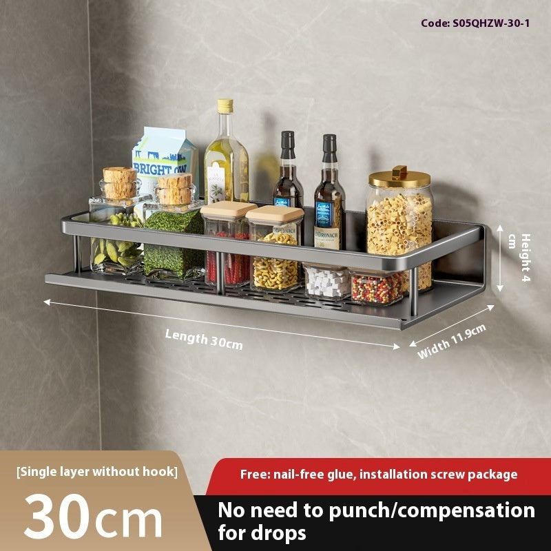 All-in-One Kitchen Wall Organizer for Seasoning & Essentials